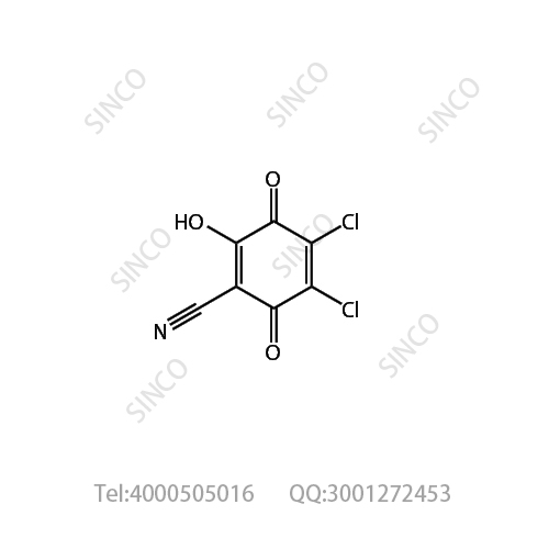 4,5-二氯-2-羟基-3,6-二氧代-1,4-环己二烯-1-腈