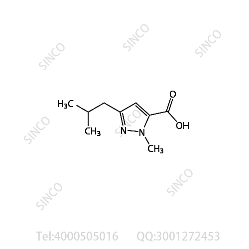 3-异丁基-1-甲基-1H-吡唑-5-羧酸